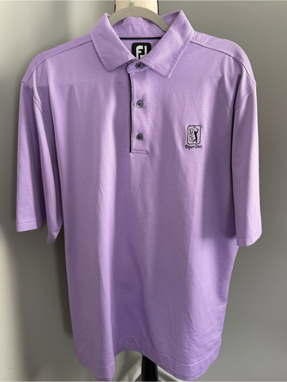 Foot Joy TPC Piper Glen Light Purple Men’s XL Polo